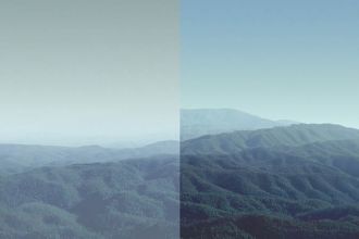 Image: Improvement in average visibility of Great Smoky Mountains National Parks (North Carolina & Tennessee)